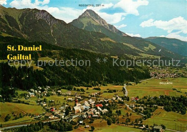 St Daniel Gailtal Fliegeraufnahme