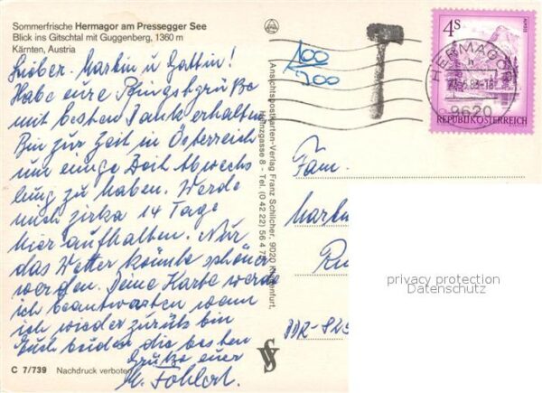 Hermagor Kaernten Fliegeraufnahme mit Gitschtal und Gugge – Bild 2