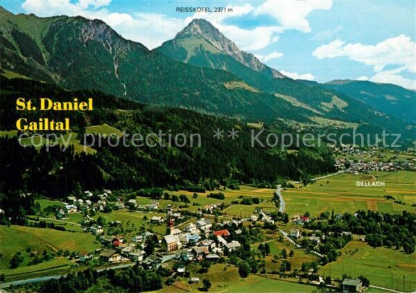 St Daniel Gailtal Fliegeraufnahme