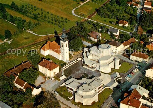 Oberwart Osterkirche Fliegeraufnahme
