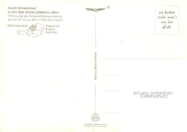 Bad Schallerbach Schwefelbad Fliegeraufnahme – Bild 2