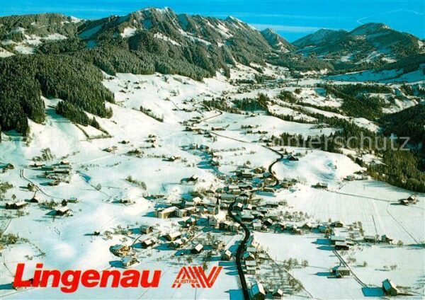Lingenau Vorarlberg Fliegeraufnahme