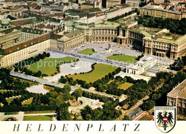 Wien Heldenplatz und Neue Hofburg Fliegerauf