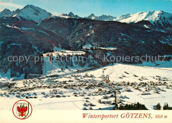 Goetzens Tirol Fliegeraufnahme mit Nockspitze Kalkköge