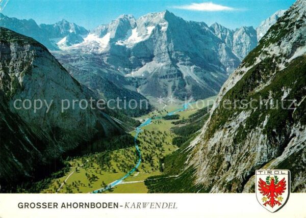 Grosser Ahornboden Fliegeraufnahme mit Eiskar und Spitzkar