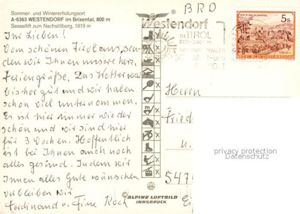 Westendorf Tirol Brixental Sessellift Nachsöllberg Drach – Bild 2