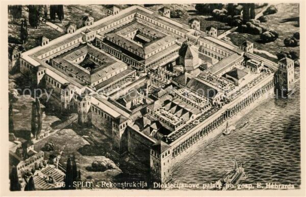 Split Spalato Rekonstrukeija Diolecijanove palace