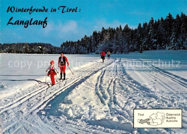 Tirol Region Langlaufloipe