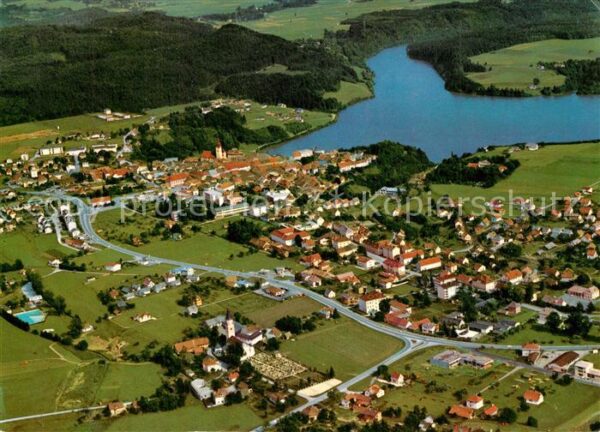 Voelkermarkt Fliegeraufnahme mit Stausee