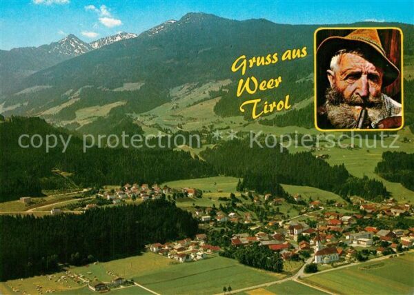 Weer Tirol Fliegeraufnahme