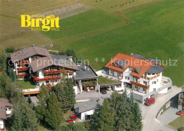 Telfes Stubai Landhaus Birgit Fliegeraufnahme