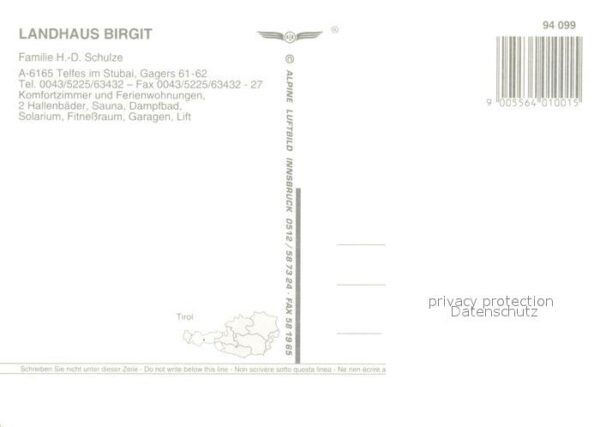 Telfes Stubai Landhaus Birgit Fliegeraufnahme – Bild 2