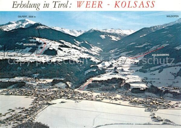 Weer Tirol Fliegeraufnahme