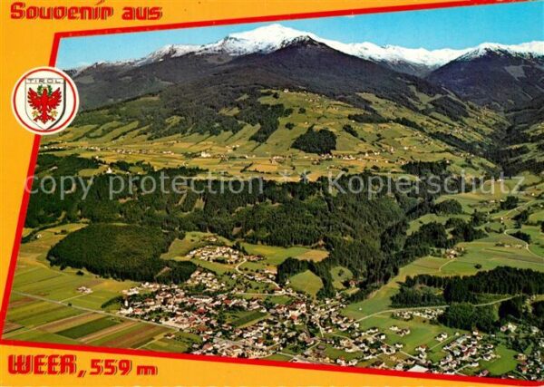 Weer Tirol Fliegeraufnahme mit Weerberg und Gilfer