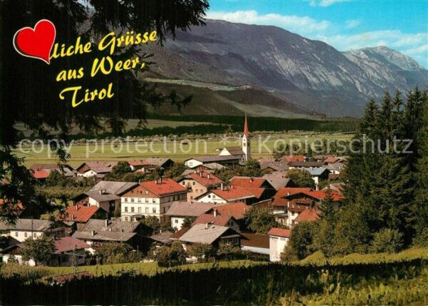 Weer Tirol Panorama mit Hotel Weererwirt