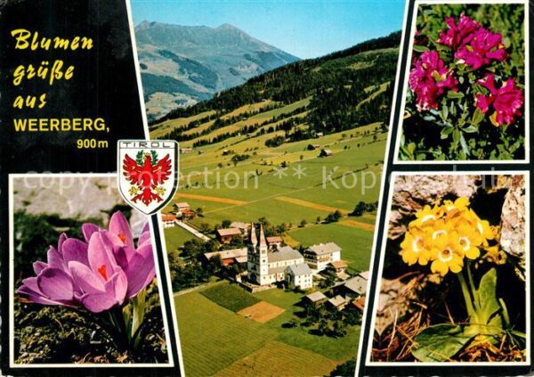Weerberg Fliegeraufnahme mit Kellerjoch Alpenflo