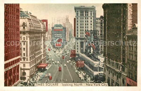 New York City Times Square looking north