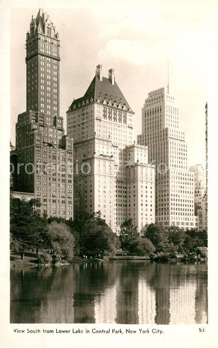 New York City View south from Lower Lake in Central P