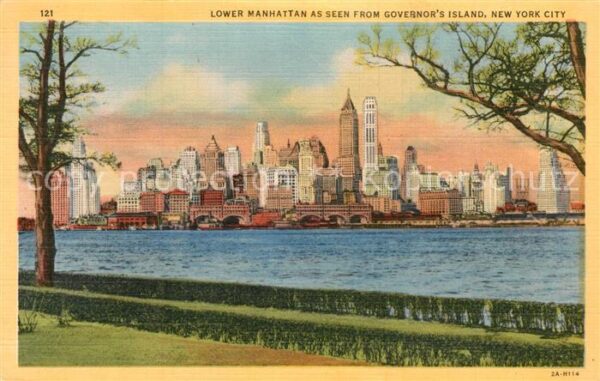 New Orleans Louisiana Lower Manhattan as seen from Governor's