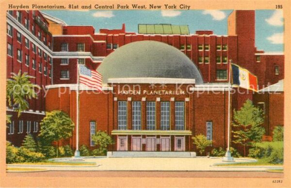 New York City Hayden Planetarium Illustration