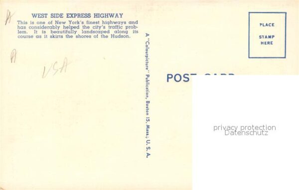 New York City West Side Express Highway and Hudson Ri – Bild 2