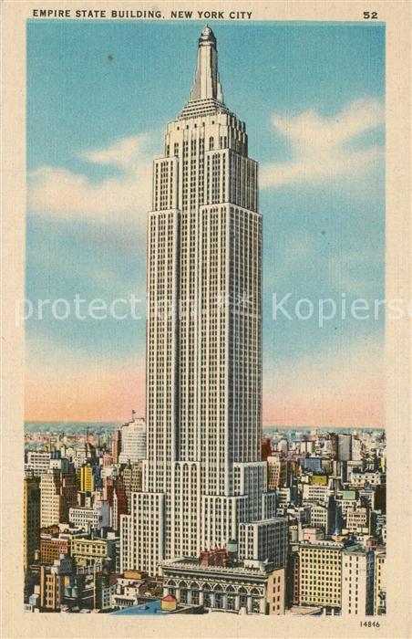 New York City Empire State Building Manhattan Illustr