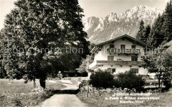 Scheffau Wilden Kaiser Pension Schwaiger Wilder Kaiser Kaiserg