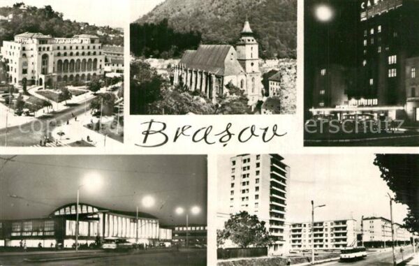Brasso Brasov Kronstadt Teilansichten Innenstadt Kirche Gebäude