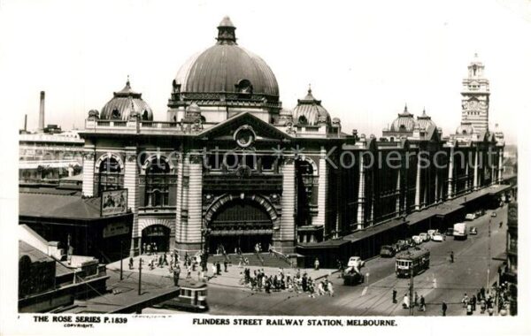Melbourne Victoria Flinders Street Railway Station
