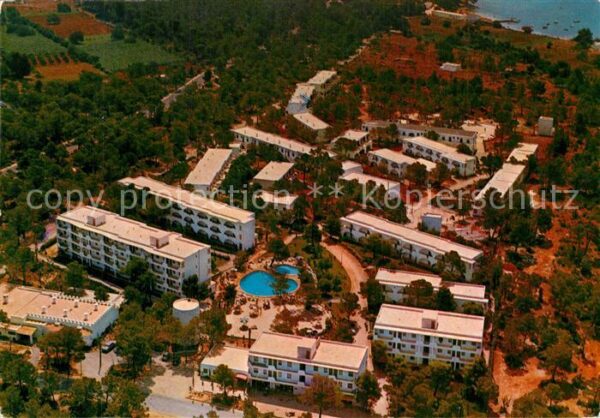Santa Eulalia del Rio Urbanización Cala Pada vista aérea