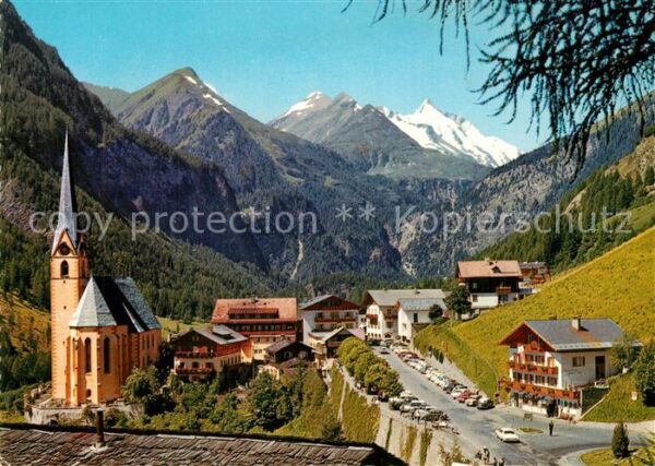 Heiligenblut Kaernten Ortsmotiv mit Kirche Wallfahrtsort Gros