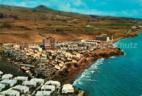 Las Palmas Gran Canaria Küstenpanorama Fliegeraufnahme