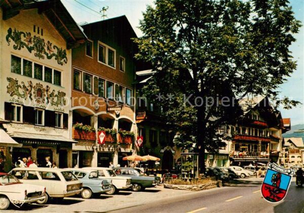 Golling Salzach Häuserpartie Innenstadt Hauptstrasse