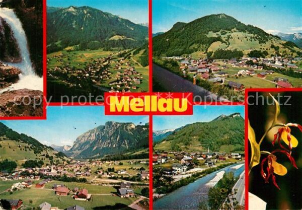 Mellau Vorarlberg Panorama Bregenzerwald Wasserfall Pflan