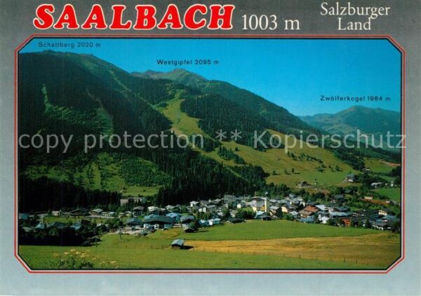 Saalbach-Hinterglemm Panorama Höhenluftkurort Salzburger Lan