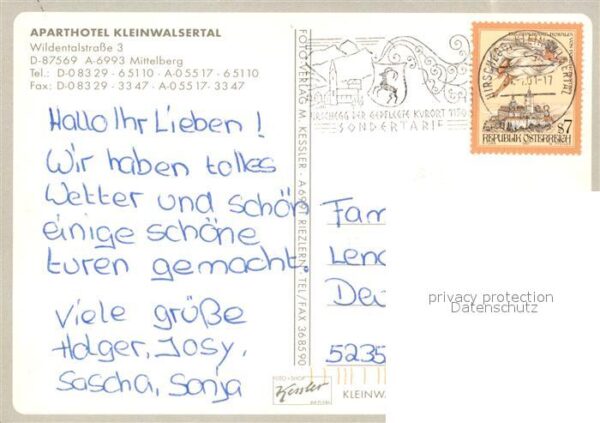 Mittelberg Vorarlberg Aparthotel Kleinwalsertal – Bild 2