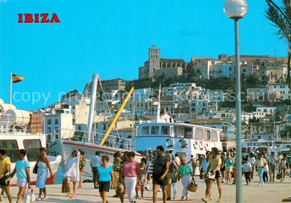 Ibiza Islas Baleares Detalle del puerto