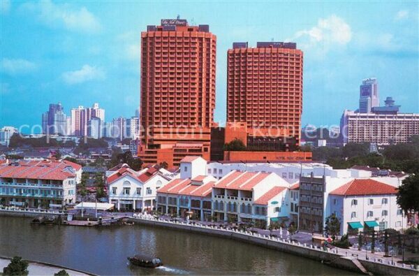 Singapore Hotel New Otani on the bank of Singapor