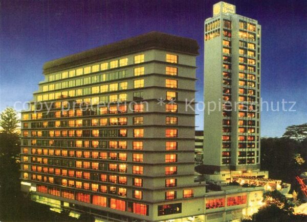 Singapore York Hotel at night
