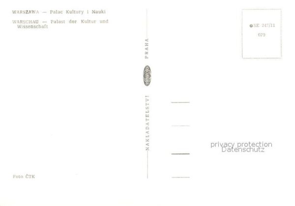 Warszawa Palast der Kultur und Wissenschaft Nach – Bild 2