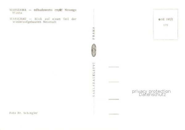 Warszawa Teilansicht wiederaufgebaute Neustadt – Bild 2
