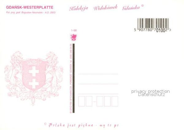 Gdansk Westerplatte Denkmal Fliegeraufnahme – Bild 2