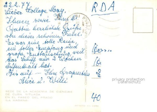 La Habana Sede de la Academia de Ciencias Paseo d – Bild 2