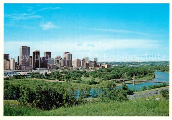 Calgary Panorama Bow River Skyline