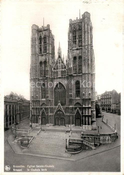 Bruxelles Bruessel Eglise Sainte Gudule