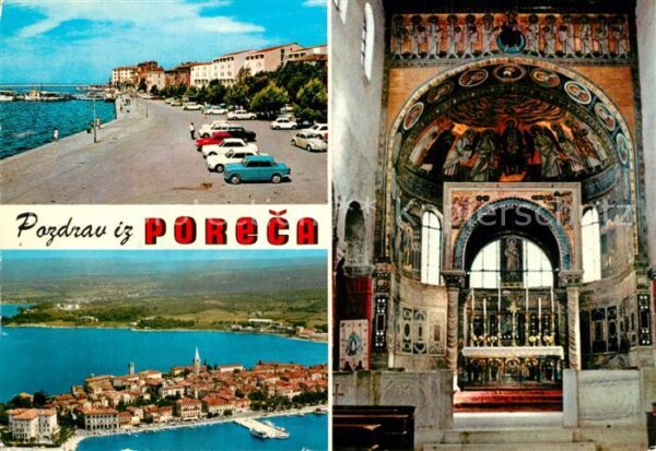Porec Hafen Uferstrasse Inneres der Kirche Al