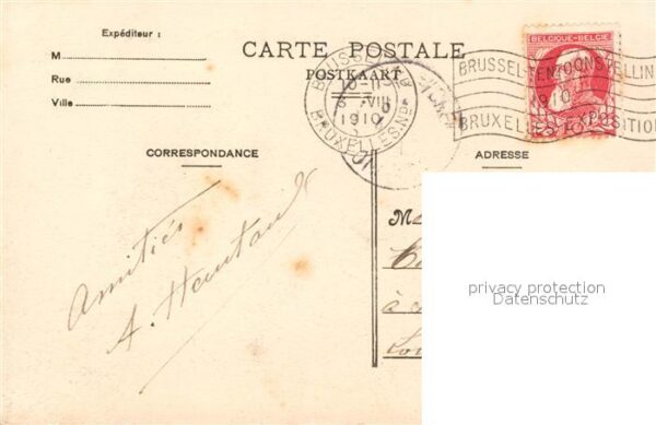 Exposition Bruxelles 1910 Chien Vert – Bild 2