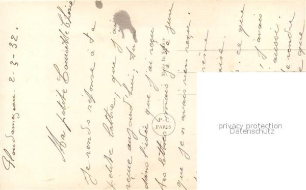 Foto PC Paris Nr. 3320 Poesie P?rchen – Bild 2
