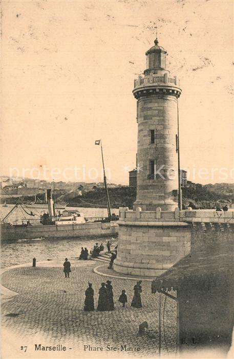 Leuchtturm Lighthouse Marseille Phare Ste-Marie