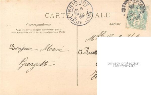 Foto AN Paris (Noyer) Nr. 391 Kind M?dchen Perlenkette – Bild 2